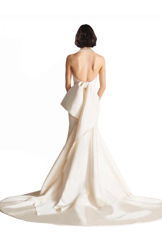 Avorio Stile sirena Capestro Raso Spiaggia Abiti da sposa Convenienti