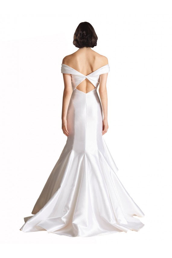 Bianco Stile sirena Raso Spiaggia Abiti da sposa Convenienti