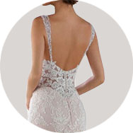 Schiena bassa Abiti da sposa Convenienti